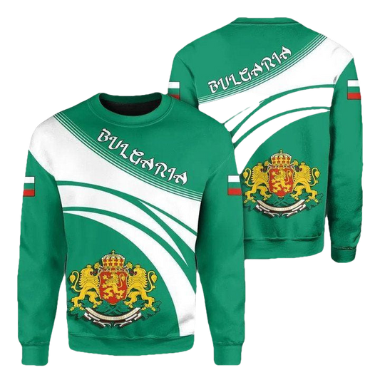Bulgaria Coat Of Arms Sweater Cricket Style J5W ? Usalast