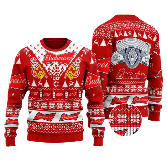 Budweiser Beer Christmas Sweater ? Usalast