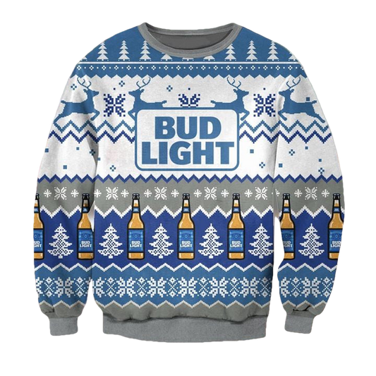 Bud Light Beer Ugly Christmas Sweater 2022 ? Usalast