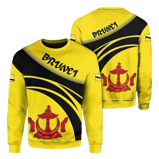 Brunei Coat Of Arms Sweater Cricket Style J5W ? Usalast