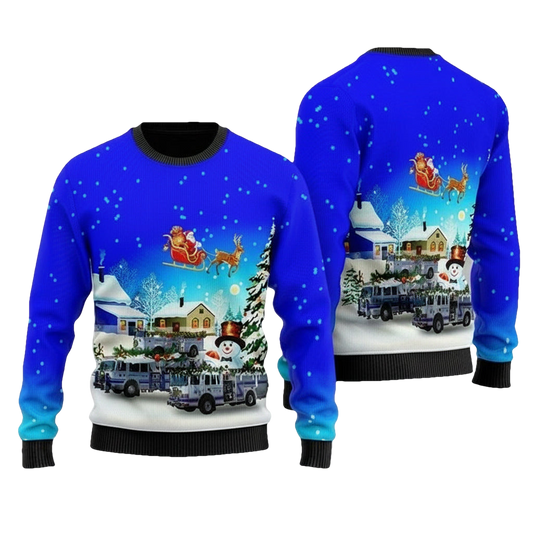 Brownsville, Pennsylvania, South Brownsville Fire Company Christmas Jumper Sweater ? Usalast