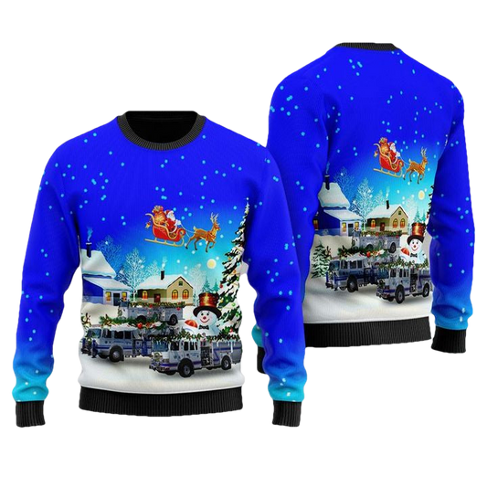 Brownsville Pennsylvania South Brownsville Fire Company Christmas Sweater 3D ? EQ61 ? Usalast