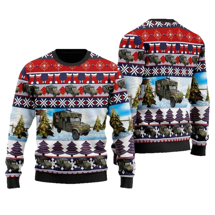 British Army Land Rover Battle Field Ambulance BFA 3D Sweater ? Usalast