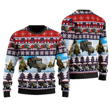 British Army Land Rover Battle Field Ambulance BFA 3D Sweater ? Usalast
