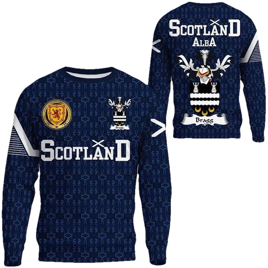Bragge Or Bragg Family Crest Sweater Scottish Home ? 1991 Style A7 ? Usalast