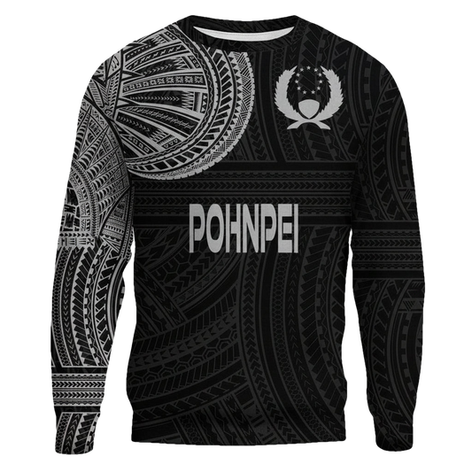Bpohnpei Sweater Polynesian Tattoo Style A27 ? Usalast