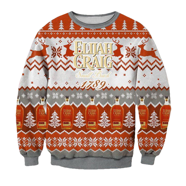 Bourbon Elijah Craig Ugly Christmas Sweater 2022 ? Usalast