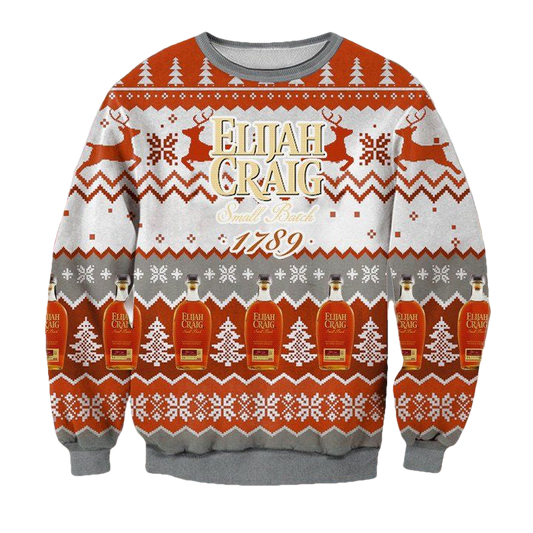 Bourbon Elijah Craig Ugly Christmas Sweater 2022 ? Usalast