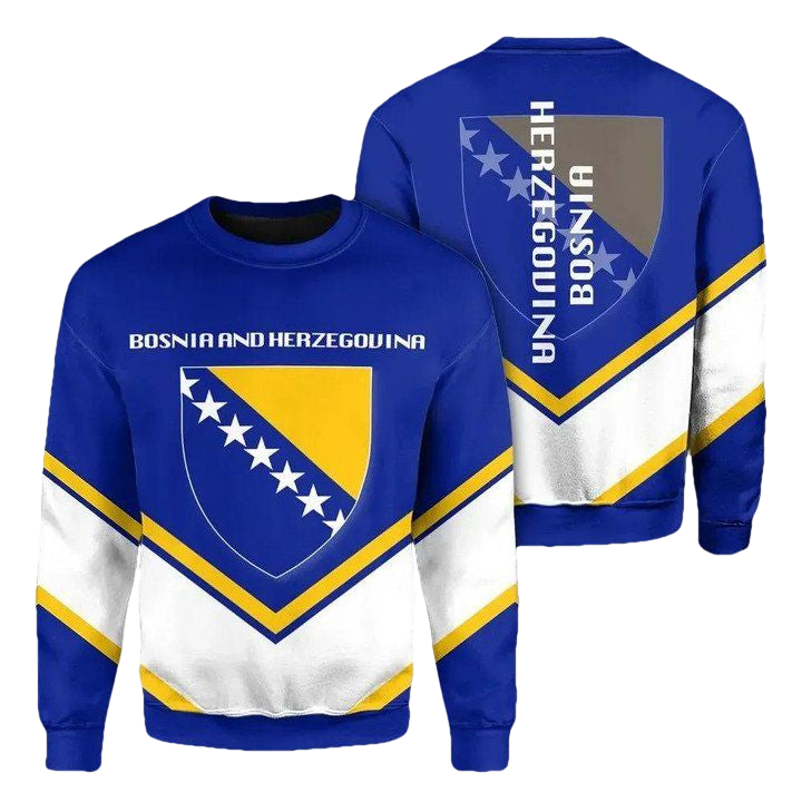 Bosniaandherzegovina Coat Of Arms Sweater Lucian Style Jw5 ? Usalast