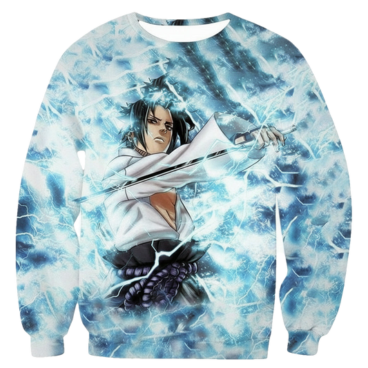 Boruto Sasuke Uchiha Cool Lightning Type Ninja Anime Sweater Sh9925 ? Usalast