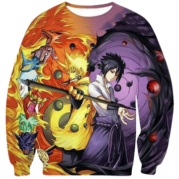Boruto Brothers Boruto And Sasuke Sweater Sh9829 ? Usalast