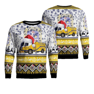 Boone County Fire Protection District Christmas AOP Sweater ? Usalast