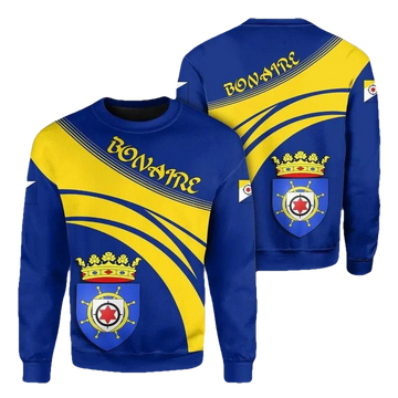 Bonaire Coat Of Arms Sweater Cricket Style J5W ? Usalast