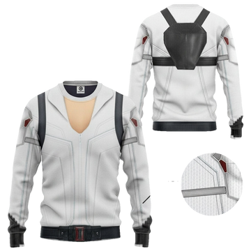 Black Widow White Suit Costume Marvel Ugly Christmas Sweater ? Usalast