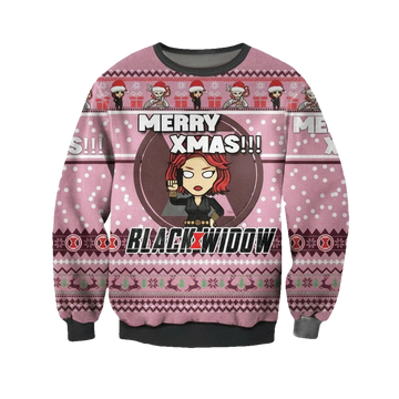 Black Widow Christmas Sweater ? Usalast