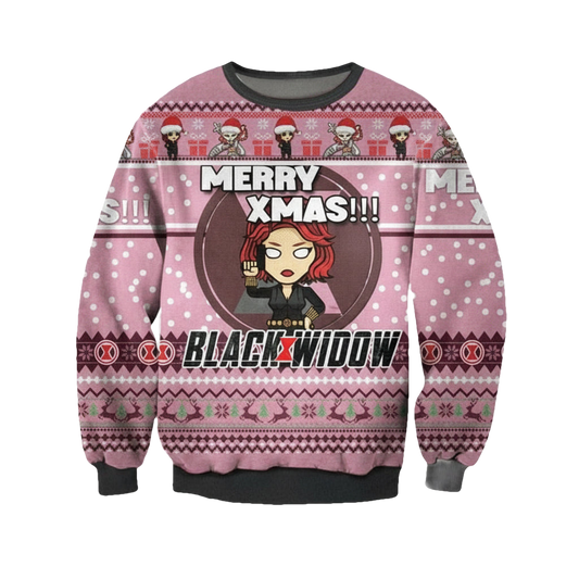 Black Widow Christmas Sweater ? Usalast