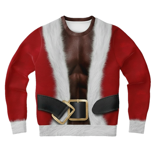Black Santa Santa Blm Xmas Adult Gag Funny For Xmas 3d Ugly Christmas Sweater ? Usalast