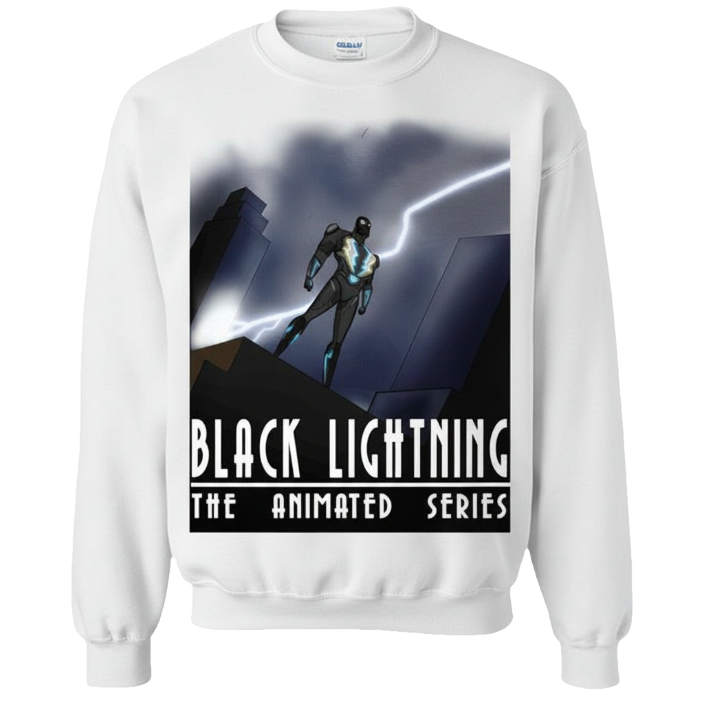 Black Lightning Series Crewneck Sweater ? Usalast