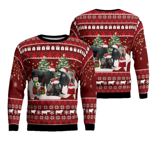 Black Angus Cattle Sweater 3D ? Usalast