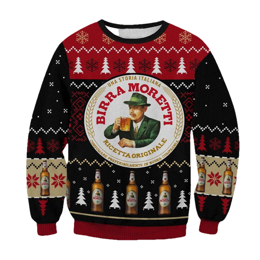Birra Moretti Beer Ugly Christmas Sweater 2022 ? Usalast