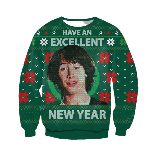 Bill Teds Excellent Adventure Christmas Sweater ? Usalast