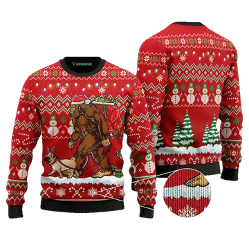 Bigfoot With Pug Ugly Christmas Sweater 2022 ? Usalast