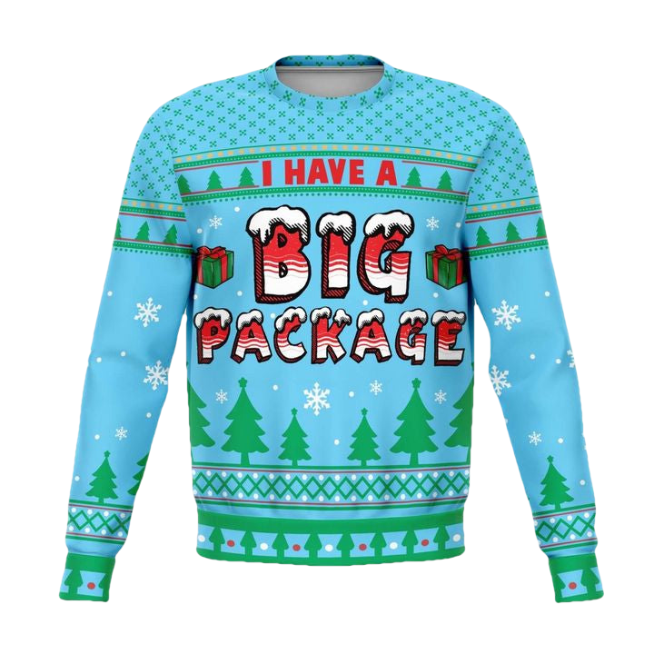 Big Package Naughty Meme Meme 2022 Design 3d Ugly Christmas Sweater ? Usalast