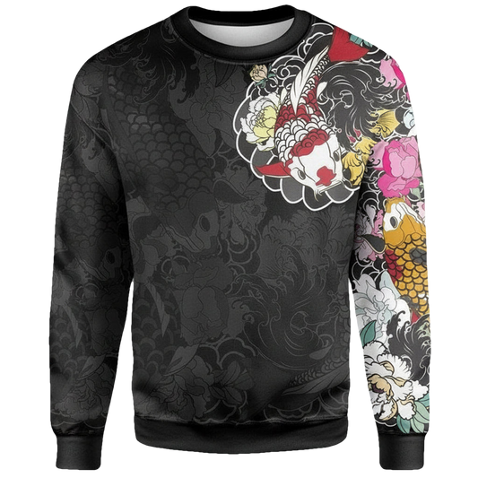 Best Koi Fish Tattoo ? Special Sweater Knitted Long-Sleeved Sweater A7 ? Usalast