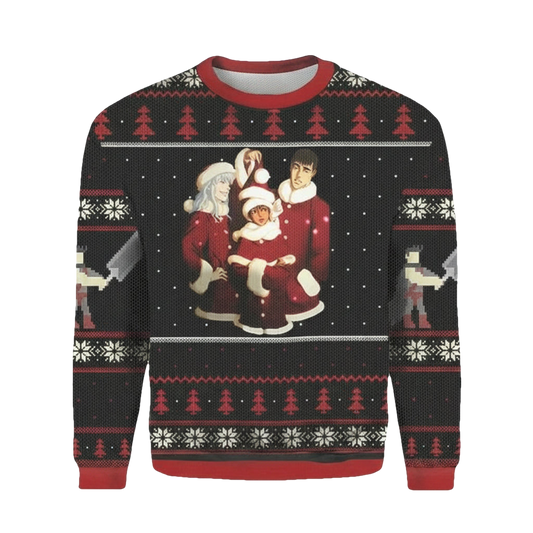 Berserk Guts Casca Griffith Merry 3d Ugly Christmas Sweater ? Usalast