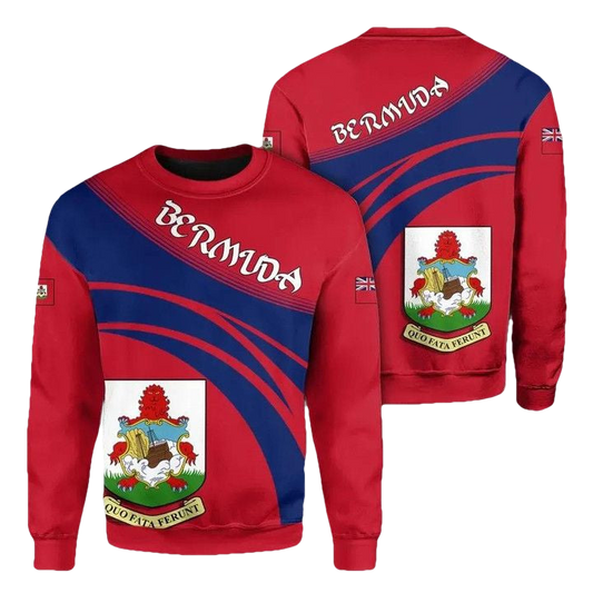 Bermuda Coat Of Arms Sweater Cricket Style J5W ? Usalast