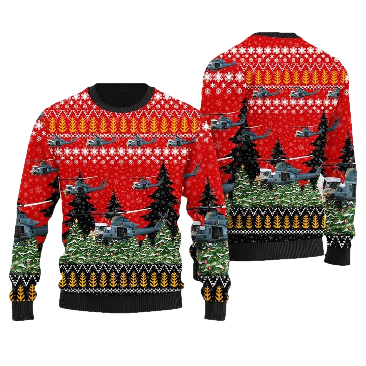 Bell UH-1Y Venom Christmas Sweater 3D ? Usalast