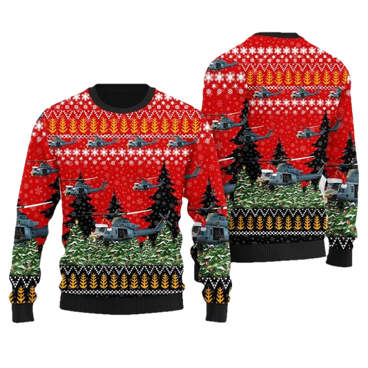 Bell UH-1Y Venom Christmas Sweater 3D ? Usalast