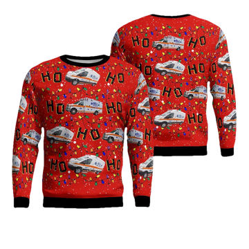 Bell Ambulance Milwaukee Wisconsin Christmas Sweater 3D ? Usalast