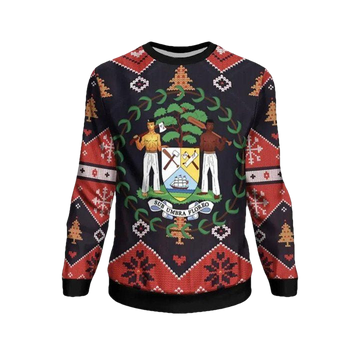 Belize Christmas Sweater ? Santa Claus Ho Ho Ho ? Bn1810 ? Usalast