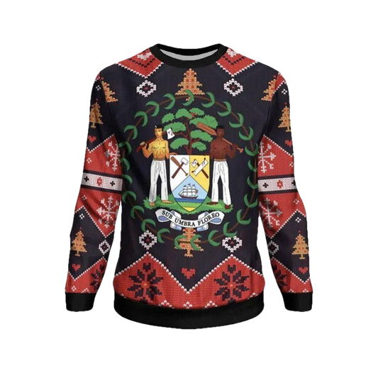 Belize Christmas Sweater ? Santa Claus Ho Ho Ho ? Bn1810 ? Usalast