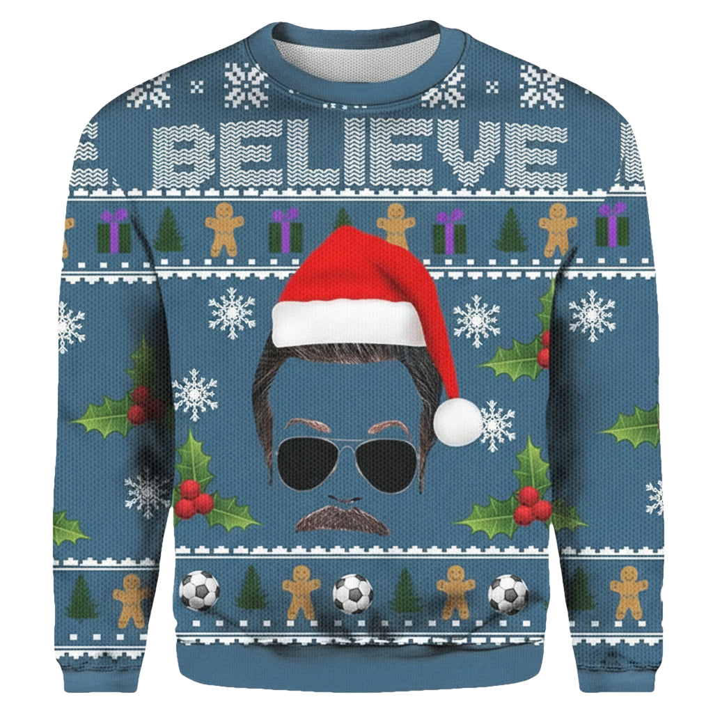 Believe Team Ted Lasso Ugly Christmas 3D Sweater ? Usalast
