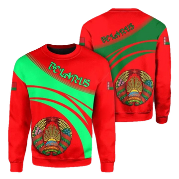 Belarus Coat Of Arms Sweater Cricket Style J5W ? Usalast