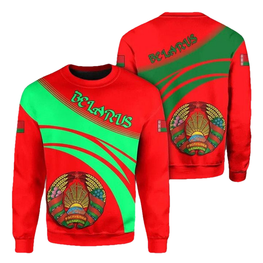 Belarus Coat Of Arms Sweater Cricket Style J5W ? Usalast