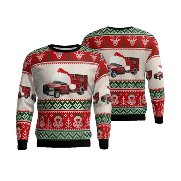 Bay County EMS Christmas AOP Sweater ? Usalast