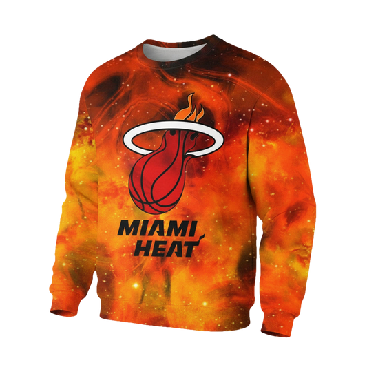 Baskteball Miami Heat Sweaters ? Pullover Red Sweater Tn3959 ? Usalast