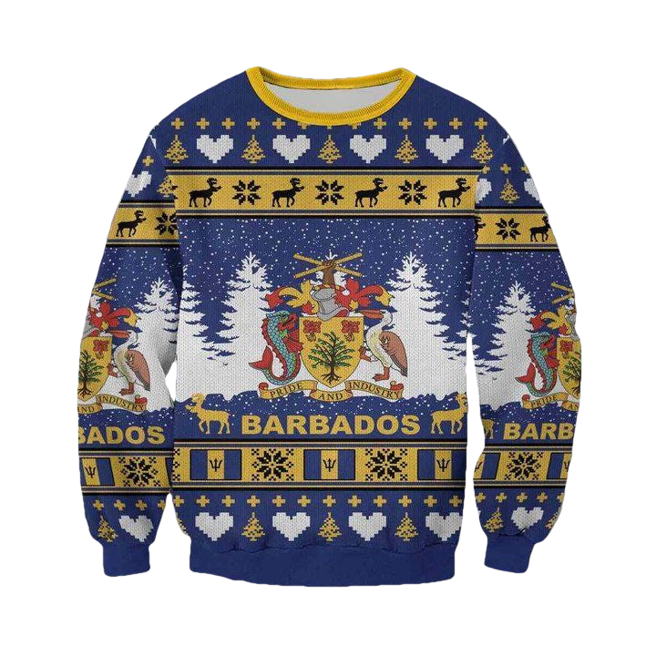 Barbados Island Pride Industry Christmas Sweater ? Usalast