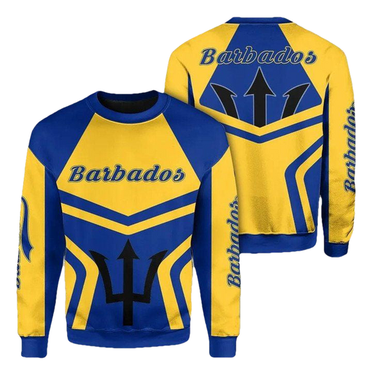 Barbados Coat Of Arms Sweater My Style J75 ? Usalast