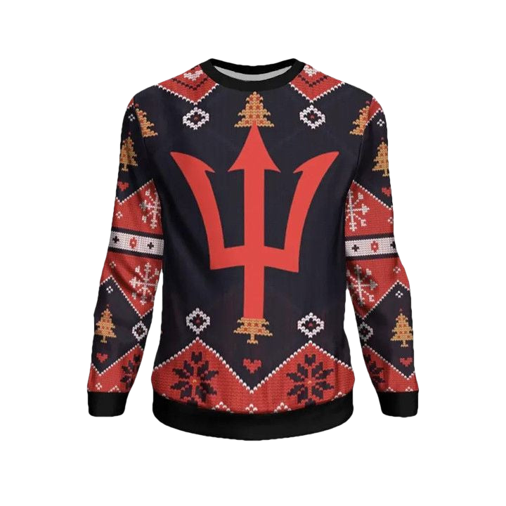 Barbados Christmas Sweater ? Santa Claus Ho Ho Ho ? Bn1810 ? Usalast