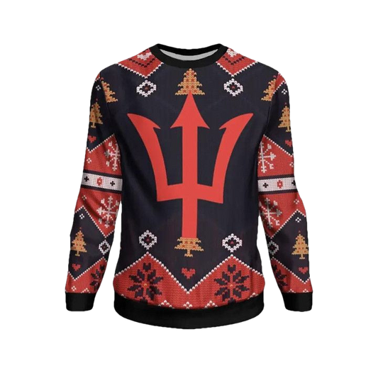 Barbados Christmas Sweater ? Santa Claus Ho Ho Ho ? Bn1810 ? Usalast