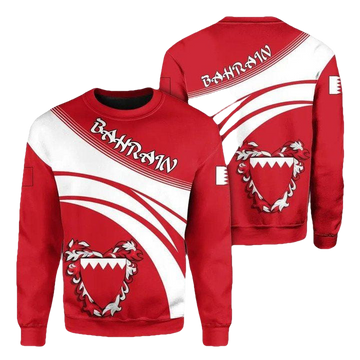 Bahrain Coat Of Arms Sweater Cricket Style J5W ? Usalast