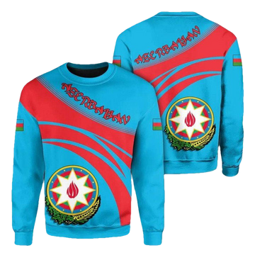 Azerbaijan Coat Of Arms Sweater Cricket Style J5W ? Usalast