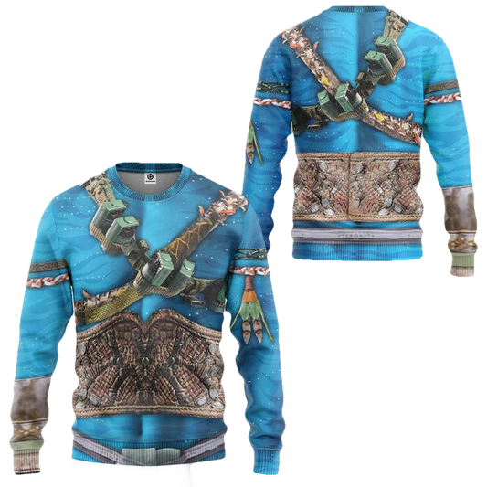Avatar Jake Sully Cosplay Costume Ugly Christmas Sweater ? Usalast