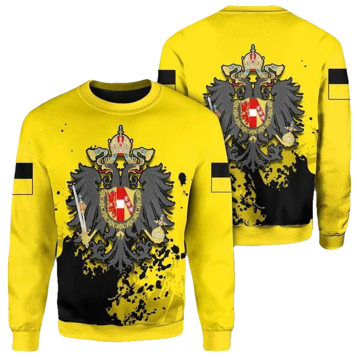 Austrian Empire Coat Of Arms Sweater Spaint Style J8W ? Usalast