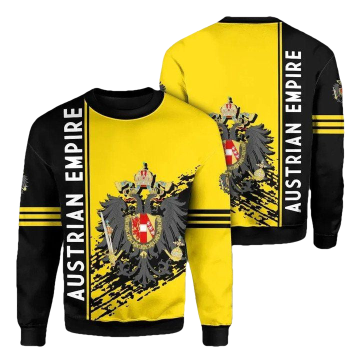 Austrian Empire Coat Of Arms Sweater Quarter Style J7 ? Usalast