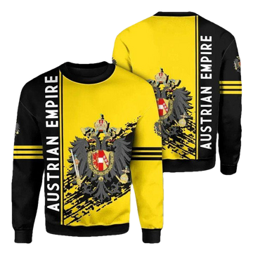 Austrian Empire Coat Of Arms Sweater Quarter Style J7 ? Usalast